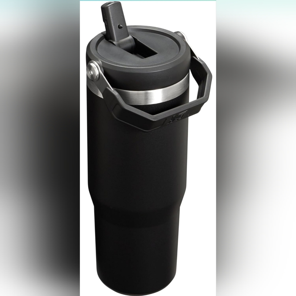 NEW! Stanley Stainless Steel 30oz IceFlow- Black - Picture 2 of 4